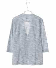 MKDGE06090 MK MICHEL KLEIN HOMME(MKミッシェルクランオム) メランジジャージージャケット ライトブルー