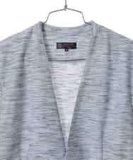MKDGE06090 MK MICHEL KLEIN HOMME(MKミッシェルクランオム) メランジジャージージャケット ライトブルー