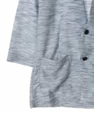 MKDGE06090 MK MICHEL KLEIN HOMME(MKミッシェルクランオム) メランジジャージージャケット ライトブルー