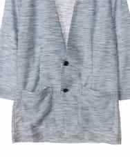 MKDGE06090 MK MICHEL KLEIN HOMME(MKミッシェルクランオム) メランジジャージージャケット ライトブルー