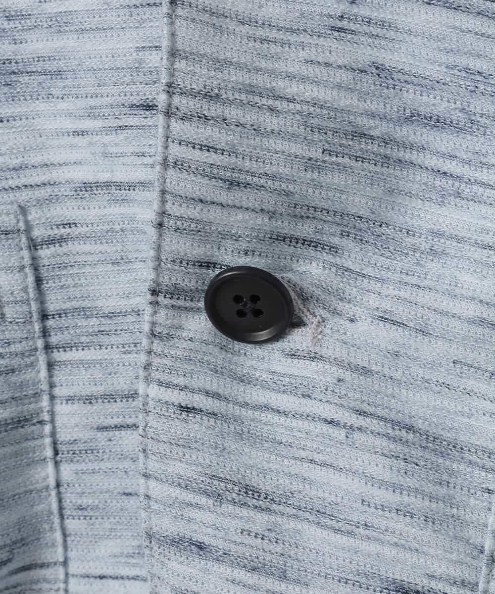 MKDGE06090 MK MICHEL KLEIN HOMME(MKミッシェルクランオム) メランジジャージージャケット ライトブルー