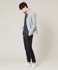 MKDGJ56130 MK MICHEL KLEIN HOMME(MKミッシェルクランオム) 【洗えるワーキングジャケット】テクノメランジストレッチ グレー