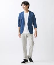 MKDGV31160 MK MICHEL KLEIN HOMME(MKミッシェルクランオム) 【WEB限定】ビンテージフォギージャケット ブルー