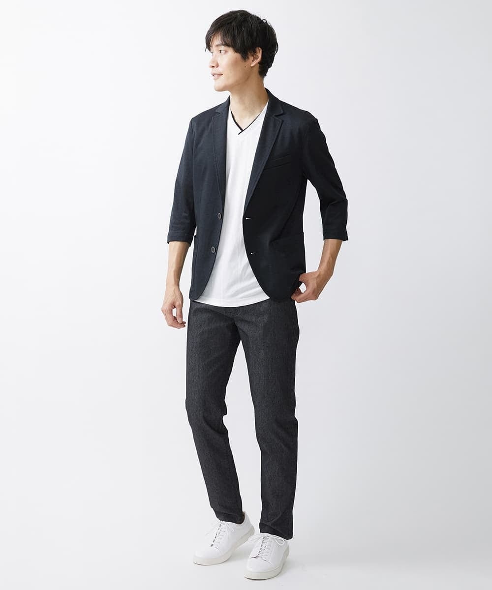 MKDGV31160 MK MICHEL KLEIN HOMME(MKミッシェルクランオム) 【WEB限定】ビンテージフォギージャケット ブラック