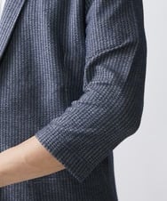 MKDGV52130 MK MICHEL KLEIN HOMME(MKミッシェルクランオム) 【ON/OFF対応】サッカージャージ ジャーディガン ブルー