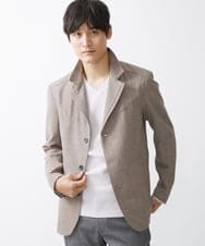 MKDGV60230 MK MICHEL KLEIN HOMME(MKミッシェルクランオム) コンバーチブルジャケット / Refiax ブラウン(86)