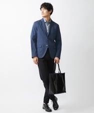 MKDGV62230 MK MICHEL KLEIN HOMME(MKミッシェルクランオム) 【日本製生地使用/セットアップ対応】テーラードジャケット /ポリラミークールマックス ブルー(55)