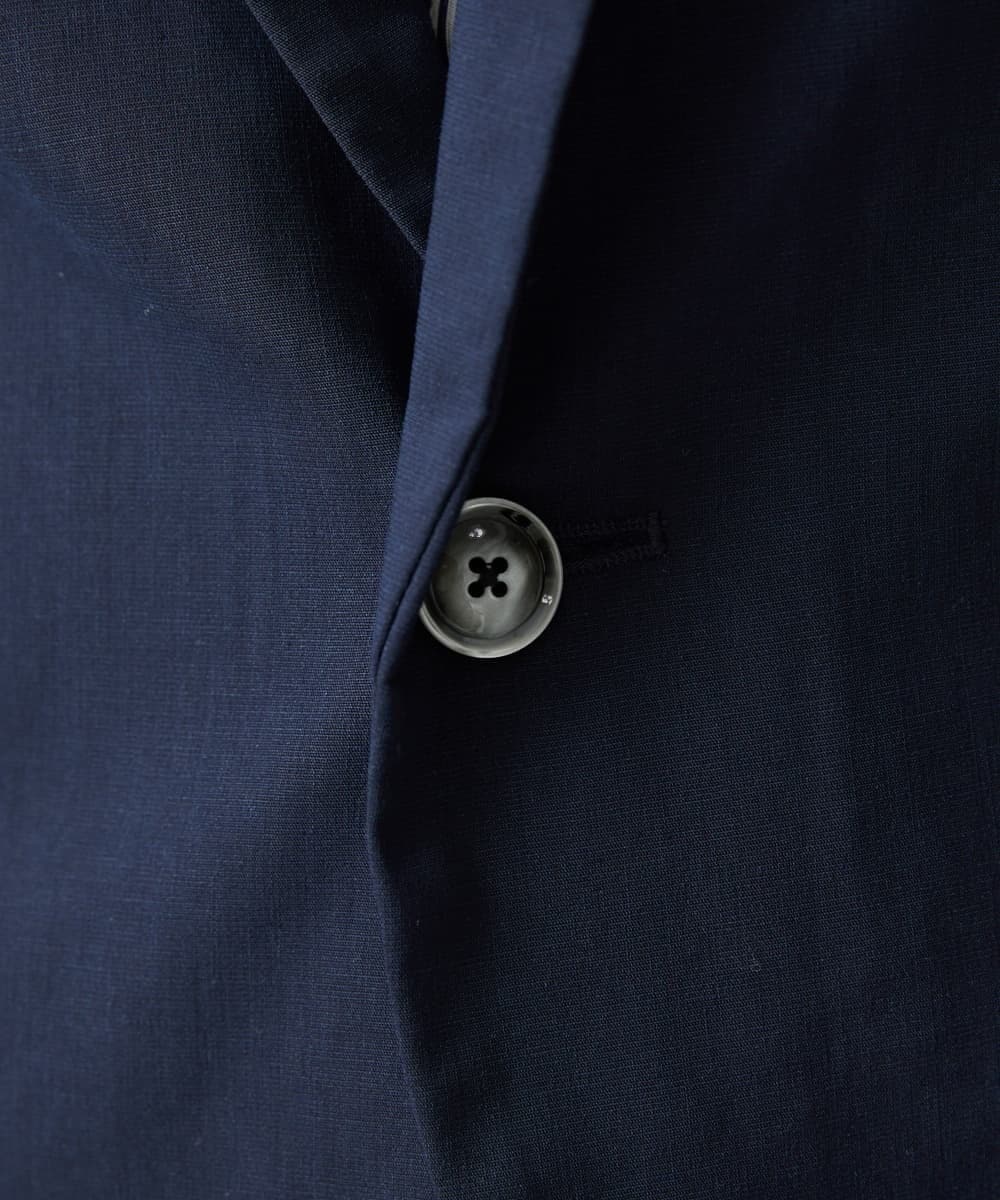 MKDGV62230 MK MICHEL KLEIN HOMME(MKミッシェルクランオム) 【日本製生地使用/セットアップ対応】テーラードジャケット /ポリラミークールマックス ネイビー(57)