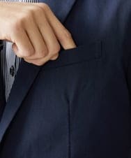 MKDGV62230 MK MICHEL KLEIN HOMME(MKミッシェルクランオム) 【日本製生地使用/セットアップ対応】テーラードジャケット /ポリラミークールマックス ネイビー(57)