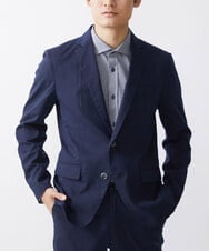 MKDGV62230 MK MICHEL KLEIN HOMME(MKミッシェルクランオム) 【日本製生地使用/セットアップ対応】テーラードジャケット /ポリラミークールマックス ネイビー(57)