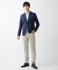 MKDGV62230 MK MICHEL KLEIN HOMME(MKミッシェルクランオム) 【日本製生地使用/セットアップ対応】テーラードジャケット /ポリラミークールマックス ネイビー(57)
