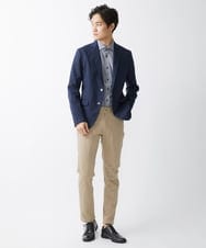 MKDGV62230 MK MICHEL KLEIN HOMME(MKミッシェルクランオム) 【日本製生地使用/セットアップ対応】テーラードジャケット /ポリラミークールマックス ネイビー(57)