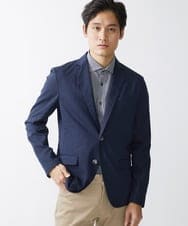 MKDGV62230 MK MICHEL KLEIN HOMME(MKミッシェルクランオム) 【日本製生地使用/セットアップ対応】テーラードジャケット /ポリラミークールマックス ネイビー(57)