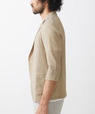 MKDGV63140 MK MICHEL KLEIN HOMME(MKミッシェルクランオム) 【大きいサイズあり】ジャーディガン / ラダーストライプ ベージュ