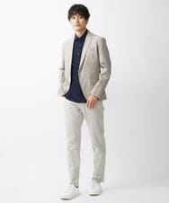 MKDGV65230 MK MICHEL KLEIN HOMME(MKミッシェルクランオム) COOLDOTS ROYAL PRINT【セットアップ対応】 ベージュ