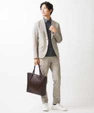 MKDGV65230 MK MICHEL KLEIN HOMME(MKミッシェルクランオム) COOLDOTS ROYAL PRINT【セットアップ対応】 ベージュ