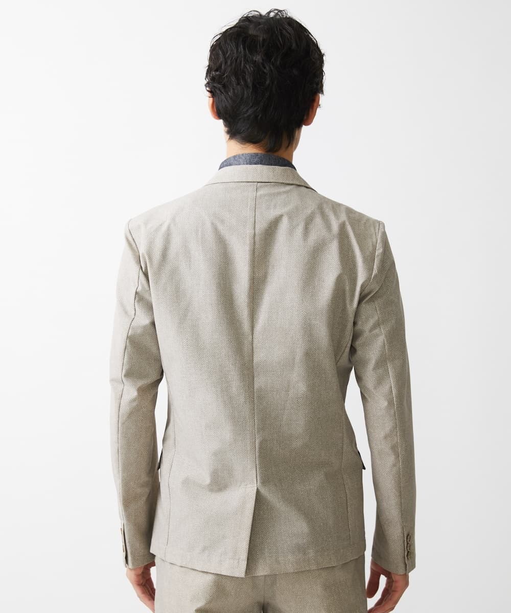 MKDGV65230 MK MICHEL KLEIN HOMME(MKミッシェルクランオム) COOLDOTS ROYAL PRINT【セットアップ対応】 ベージュ