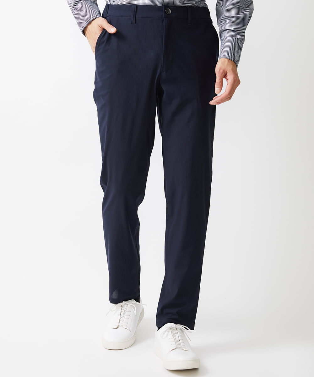 MKDGV66230 MK MICHEL KLEIN HOMME(MKミッシェルクランオム) トリコメッシュクールマックス/ジャケット【セットアップ対応】 ネイビー