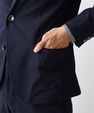 MKDGV66230 MK MICHEL KLEIN HOMME(MKミッシェルクランオム) トリコメッシュクールマックス/ジャケット【セットアップ対応】 ネイビー