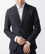 MKDGV66230 MK MICHEL KLEIN HOMME(MKミッシェルクランオム) トリコメッシュクールマックス/ジャケット【セットアップ対応】 ブラック