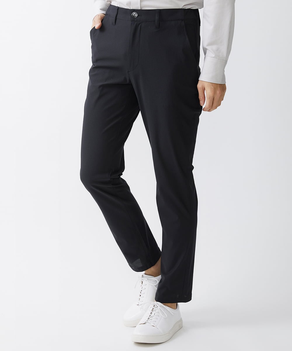 MKDGV66230 MK MICHEL KLEIN HOMME(MKミッシェルクランオム) トリコメッシュクールマックス/ジャケット【セットアップ対応】 ブラック