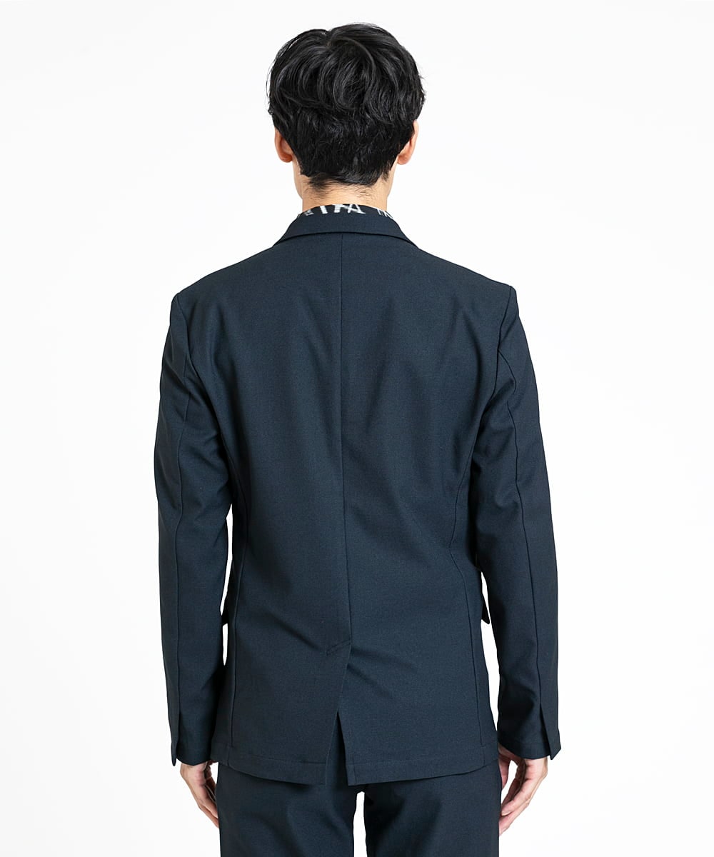 MKDGV72210 MK MICHEL KLEIN HOMME(MKミッシェルクランオム) 【全4サイズ展開/セットアップ対応】テーラードジャケット / Reflax  ネイビー(57)