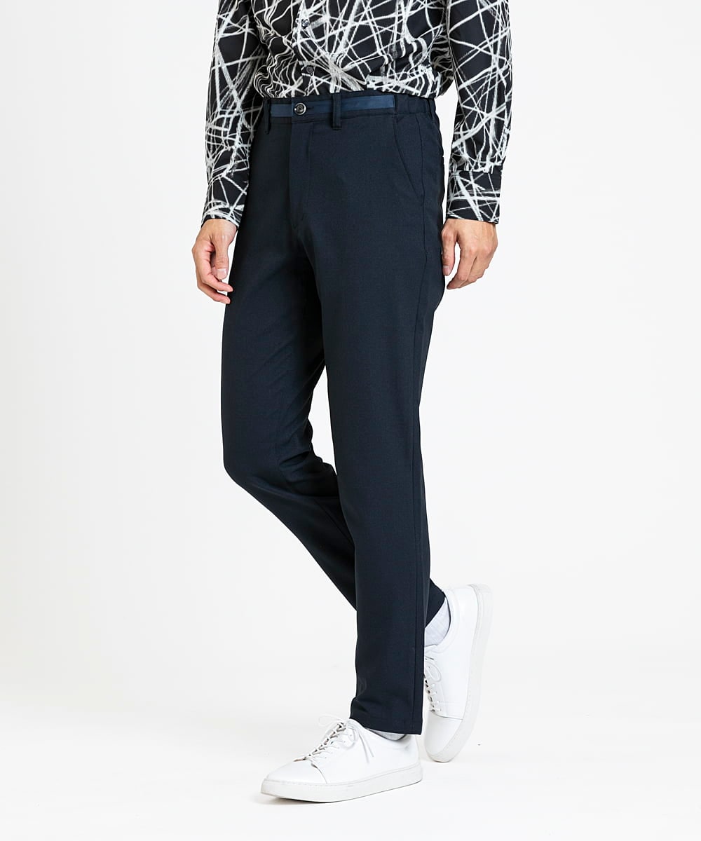 MKDGV72210 MK MICHEL KLEIN HOMME(MKミッシェルクランオム) 【全4サイズ展開/セットアップ対応】テーラードジャケット / Reflax  ネイビー(57)