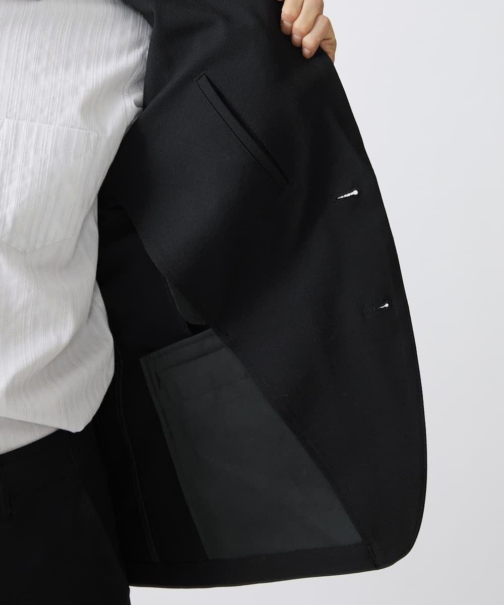 MKDGV72210 MK MICHEL KLEIN HOMME(MKミッシェルクランオム) 【全4サイズ展開/セットアップ対応】テーラードジャケット / Reflax  ブラック(94)