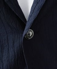 MKDGV74270 MK MICHEL KLEIN HOMME(MKミッシェルクランオム) 【MonoMax 5月号掲載】リネンタッチ楊柳 テーラードジャケット /セットアップ対応 ネイビー