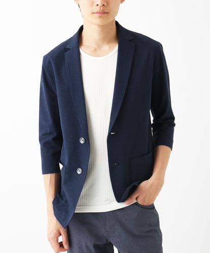 MKDHA62130 MK MICHEL KLEIN HOMME ジャーディガン / マイクロカノコストレッチ