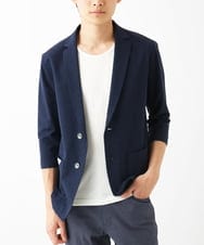 MKDHA62130 MK MICHEL KLEIN HOMME(MKミッシェルクランオム) ジャーディガン / マイクロカノコストレッチ ネイビー
