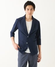 MKDHA62130 MK MICHEL KLEIN HOMME(MKミッシェルクランオム) ジャーディガン / マイクロカノコストレッチ ネイビー
