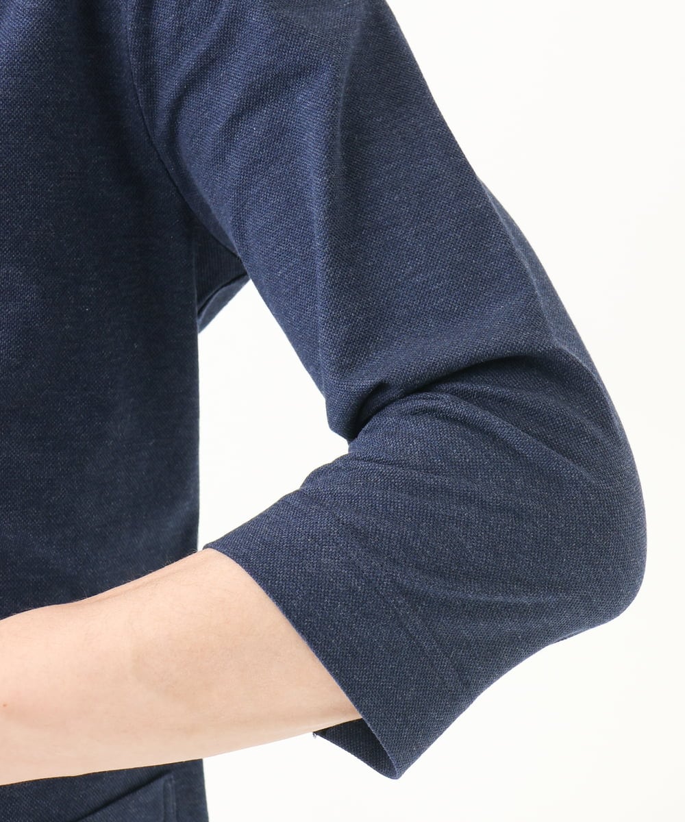 MKDHA62130 MK MICHEL KLEIN HOMME(MKミッシェルクランオム) ジャーディガン / マイクロカノコストレッチ ネイビー