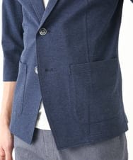 MKDHA62130 MK MICHEL KLEIN HOMME(MKミッシェルクランオム) ジャーディガン / マイクロカノコストレッチ ネイビー