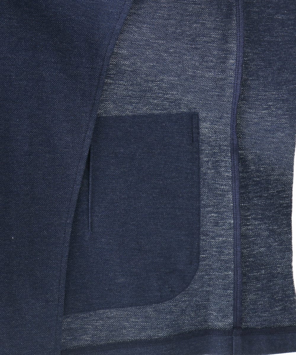 MKDHA62130 MK MICHEL KLEIN HOMME(MKミッシェルクランオム) ジャーディガン / マイクロカノコストレッチ ネイビー