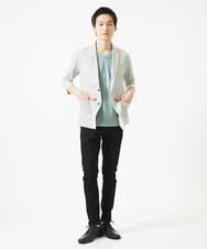 MKDHA62130 MK MICHEL KLEIN HOMME(MKミッシェルクランオム) ジャーディガン / マイクロカノコストレッチ アイボリー