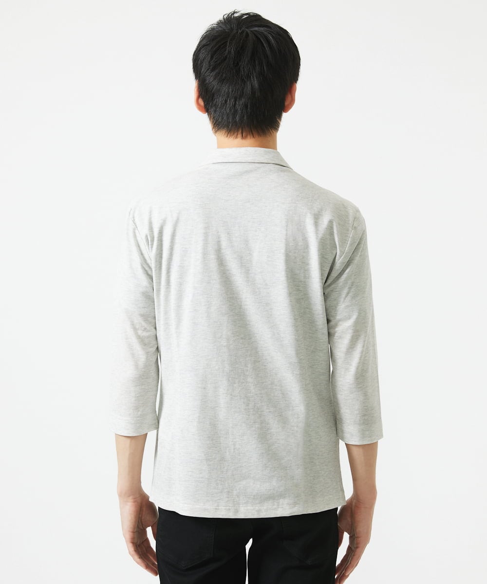 MKDHA62130 MK MICHEL KLEIN HOMME(MKミッシェルクランオム) ジャーディガン / マイクロカノコストレッチ アイボリー