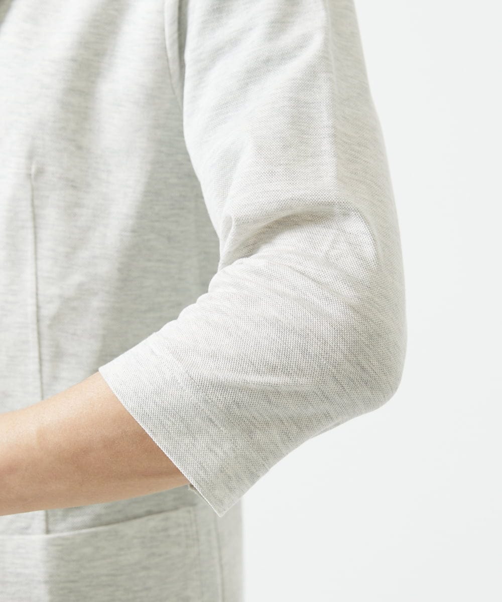 MKDHA62130 MK MICHEL KLEIN HOMME(MKミッシェルクランオム) ジャーディガン / マイクロカノコストレッチ アイボリー