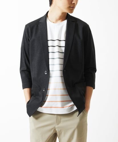 MKDHA62130 MK MICHEL KLEIN HOMME ジャーディガン / マイクロカノコストレッチ