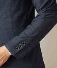 MKDHJ70150 MK MICHEL KLEIN HOMME(MKミッシェルクランオム) 【洗えるワーキングジャケット】テックイージーメッシュ ブルー