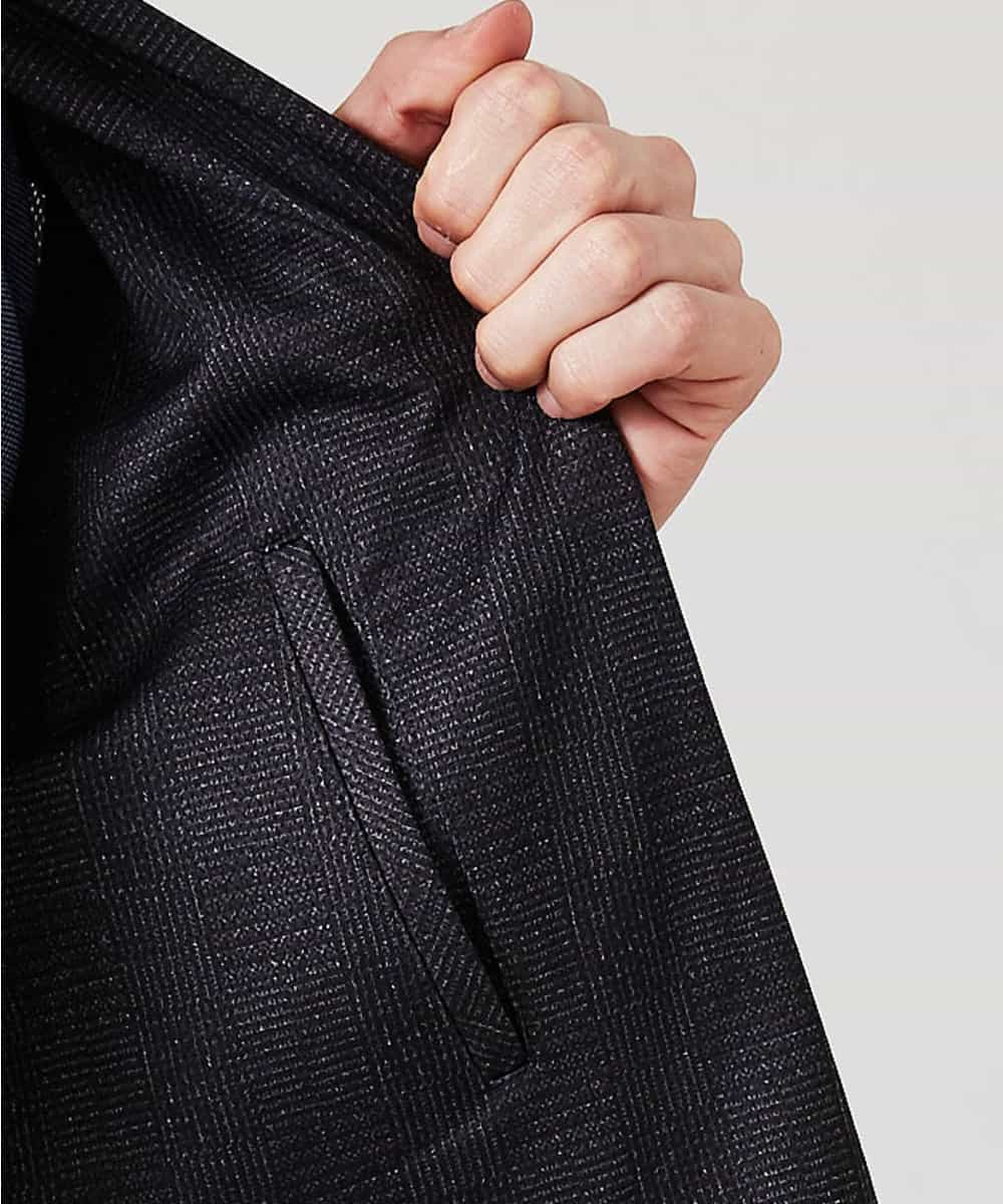 MKDHJ70150 MK MICHEL KLEIN HOMME(MKミッシェルクランオム) 【洗えるワーキングジャケット】テックイージーメッシュ ダークグレー