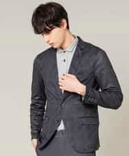 MKDHJ70150 MK MICHEL KLEIN HOMME(MKミッシェルクランオム) 【洗えるワーキングジャケット】テックイージーメッシュ ダークグレー