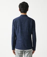 MKDJA65120 MK MICHEL KLEIN HOMME(MKミッシェルクランオム) 【洗える / ドライタッチ】ブライトリネンカットジャケット  ネイビー