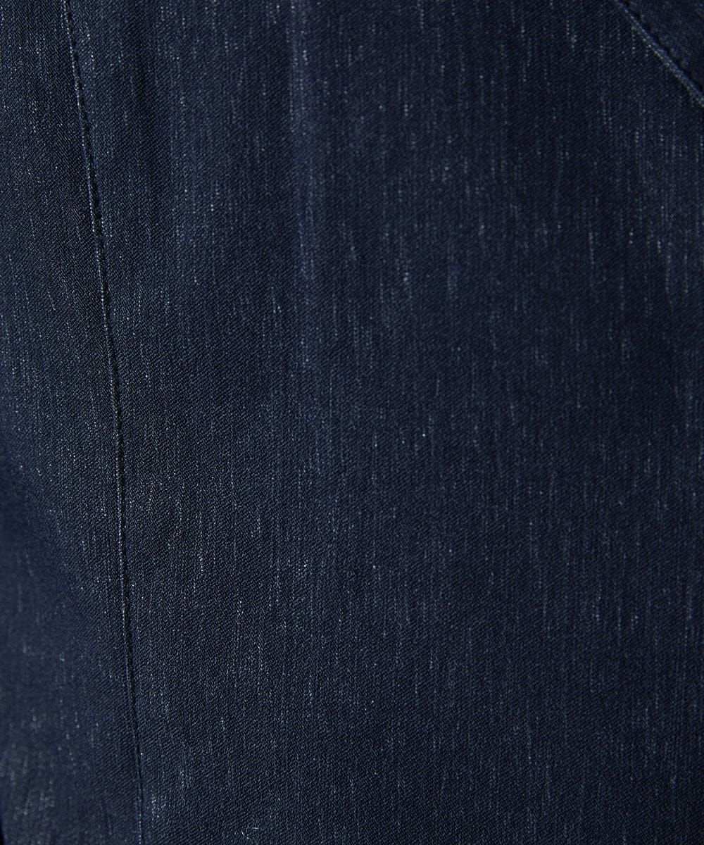 MKDJA70230 MK MICHEL KLEIN HOMME(MKミッシェルクランオム) ハケメシャンブレー コンバーチブルジャケット ネイビー