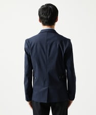MKDJA70230 MK MICHEL KLEIN HOMME(MKミッシェルクランオム) ハケメシャンブレー コンバーチブルジャケット ネイビー