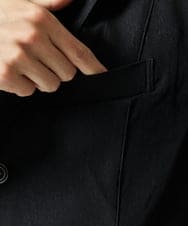 MKDJA70230 MK MICHEL KLEIN HOMME(MKミッシェルクランオム) ハケメシャンブレー コンバーチブルジャケット ブラック