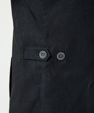 MKDJA70230 MK MICHEL KLEIN HOMME(MKミッシェルクランオム) ハケメシャンブレー コンバーチブルジャケット ブラック