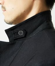 MKDJA70230 MK MICHEL KLEIN HOMME(MKミッシェルクランオム) ハケメシャンブレー コンバーチブルジャケット ブラック