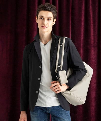 MKDJA70230 MK MICHEL KLEIN HOMME 【ストレッチ/撥水機能】COMFUN CLOTH コンバーチブルジャケット