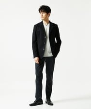 MKDJA70230 MK MICHEL KLEIN HOMME(MKミッシェルクランオム) ハケメシャンブレー コンバーチブルジャケット ブラック